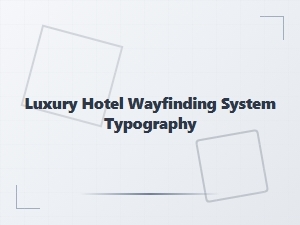 Navigating Luxury with Elegant Typography